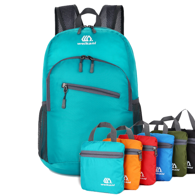 skin light Foldable Travelling bag Backpack Mountaineering on foot schoolbag motion outdoors knapsackin the Sports bag/Outdoor package/Fitting , Backpack category - from Buy2taobao.com to provide professional Taobao agent buy service