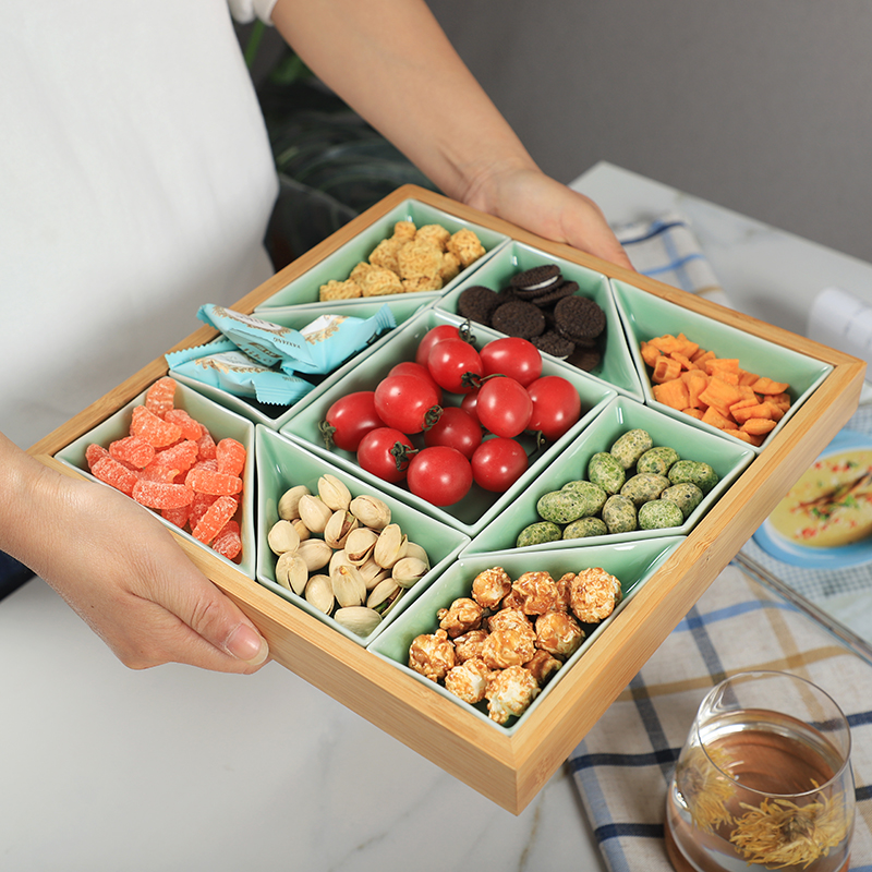 Longquan Celadon Fruit plate originality modern a living room snacks Of trays hotel club fruit Cold platter household Dried fruit dishin the Tableware , Tableware , Fruit bowl/Fruit plate/Hamper category - from Buy2taobao.com to provide professional Taobao agent buy service