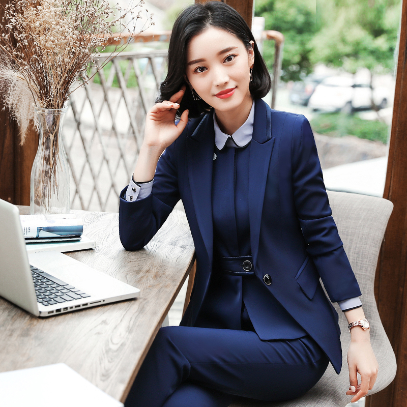 职业装女装套装三件套2018新款商务酒店马甲正装面试工作服OL西服|ruв категории Женская одежда, костюм/студенты школьную форму/обмундирования, профессионального женский костюм - от Buy2taobao.com для оказания профессиональной услуги покупки агента Taobao