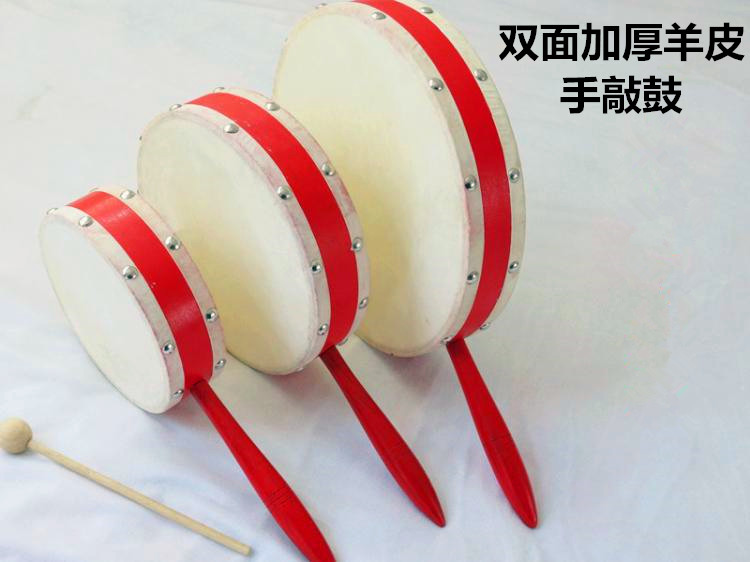 奥尔夫打击乐器 早教益智 手鼓 手敲鼓 铃鼓 双面手敲鼓 鼓在类目 乐器/吉他/钢琴/配件, 儿童玩具乐器, 儿童击打乐器中 - 来自Buy2taobao.com提供专业的淘宝代购服务