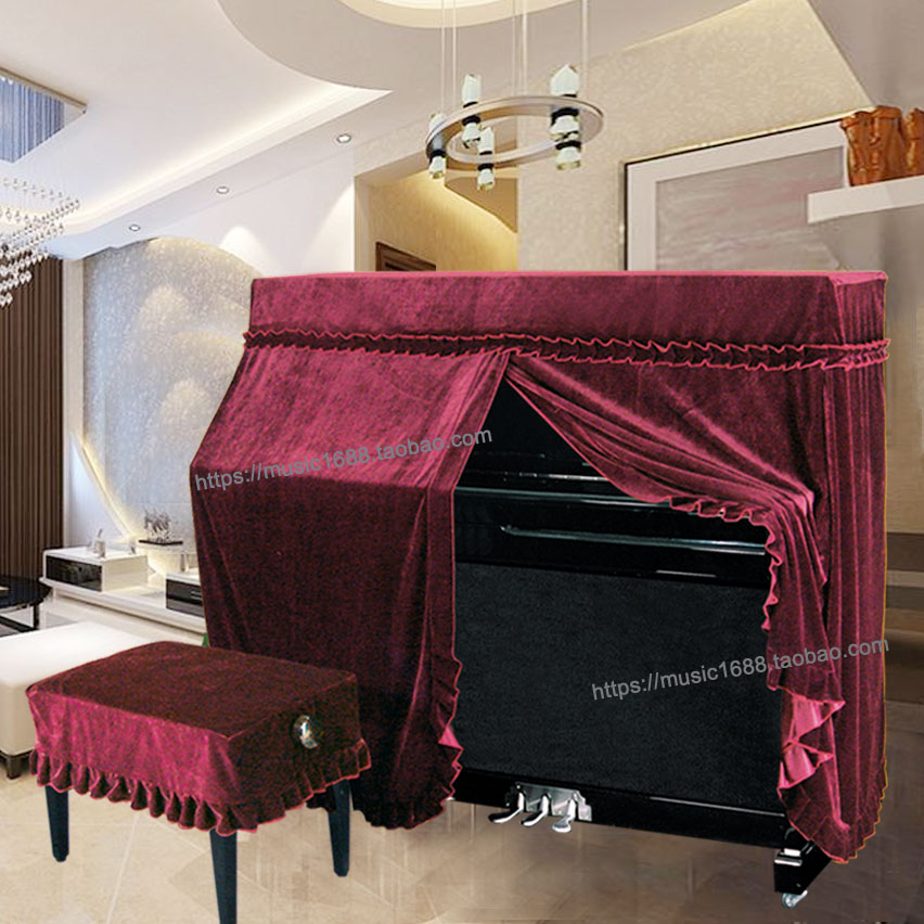 high-grade thickening Jinsirong Piano cover Customized Fabric art soft Fine velvet Piano cover Piano Best Sellersin the Home Fabric , Dust protection cover , Piano Cover category - from Buy2taobao.com to provide professional Taobao agent buy service