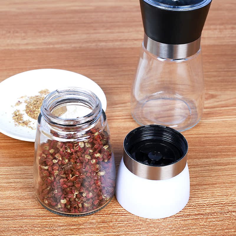 Manual Sichuan Pepper sesame Pepper Grinder originality barbecue Condiment bottles Glass Cruet durable originality Home Furnishingin the Kitchen/Cooking utensils , Kitchen Gadgets/Kitchen storage , Storage jars/Kitchen storage containers , Seasoning bottles category - from Buy2taobao.com to provide professional Taobao agent buy service