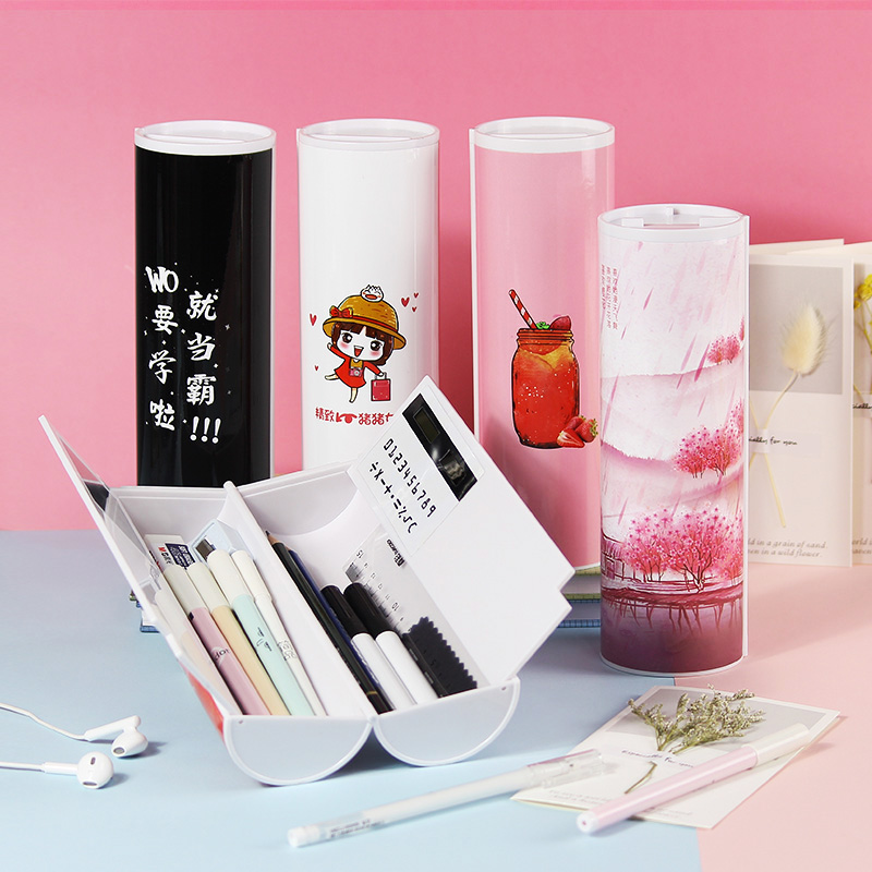 Trill Same item Net Red Pencil case lovely multi-function Stationery cherry blossoms Schoolboy girl pupil Pencil box Pencil bagin the Toy/Childs/Puzzle/Building block/Model , Learning/Experiment/Painting stationery , Stationery category - from Buy2taobao.com to provide professional Taobao agent buy service