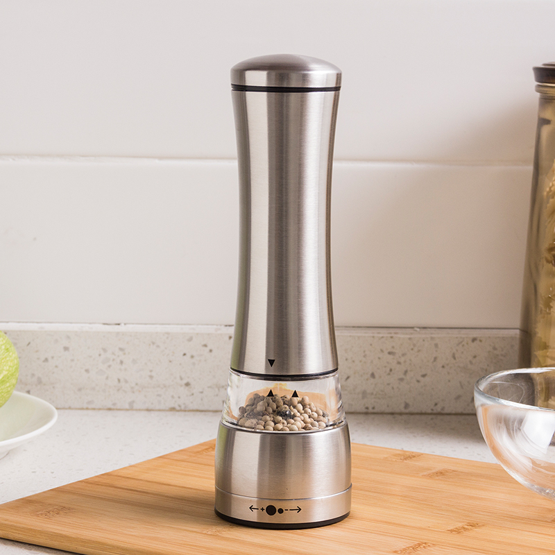 Europe Yun Zhe Stainless steel Black Pepper Grinder Rotary Hand grinding Wear white pepper Grinding bottle Manualin the Kitchen/Cooking utensils , Kitchen Gadgets/Kitchen storage , Storage jars/Kitchen storage containers , Seasoning bottles category - from Buy2taobao.com to provide professional Taobao agent buy service
