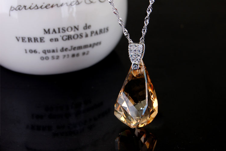 925 Silver Necklace gemstone Crystal Necklace have cash less than that is registered in the accounts Crystal Pendant Japan and South Korea Autumn and winter Popular With accessoriesin the Accessories/Fashion Jewelry, Necklace category - from Buy2taobao.com to provide professional Taobao agent buy service