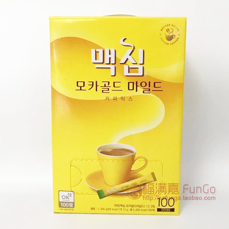 韩国麦馨咖啡Maxim摩卡味三合一原装进口速溶咖啡黄盒100条包邮|msdalam kategori kopi/oatmeal/Dibancuh ke dalam teh, kopi segera/biji kopi/serbuk, kopi segera - dari Buy2taobao.com untuk memberikan perkhidmatan ejen Taobao profesional membeli