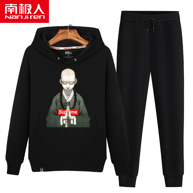 南极人卫衣男连帽套装春季男士衣服休闲运动服2019新款潮牌外套|ruв категории Мужская одежда, свитер - от Buy2taobao.com для оказания профессиональной услуги покупки агента Taobao