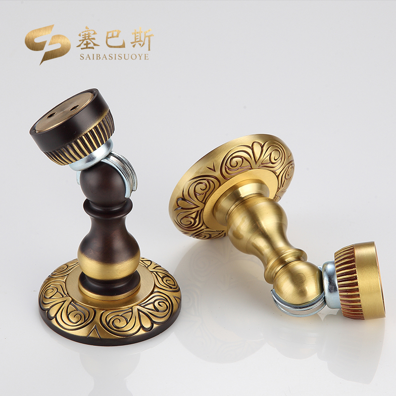 全铜纯铜地装墙装2用门吸 强磁门吸花式铜吸 欧式全铜门吸强吸在类目 基础建材, 家用五金, 门用配件, 门吸中 - 来自Buy2taobao.com提供专业的淘宝代购服务