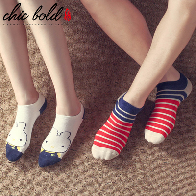 情侣纯棉袜子女短袜男士船袜韩国夏季短筒薄款可爱低帮浅口隐形袜