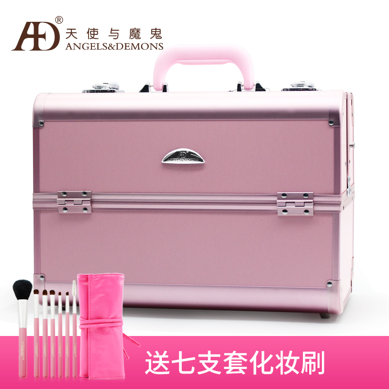 多层手提双开化妆箱美甲彩妆护肤美容工具收纳箱大容量便携工具箱在类目 收纳整理, 家庭收纳用具, 储物箱, 收纳箱中 - 来自Buy2taobao.com提供专业的淘宝代购服务