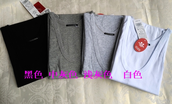 港莎 全棉休闲男士背心 白色 黑色 浅灰色 中灰色 55603|ruв категории Нижнее белье, подтяжки/жилет/футболка - от Buy2taobao.com для оказания профессиональной услуги покупки агента Taobao