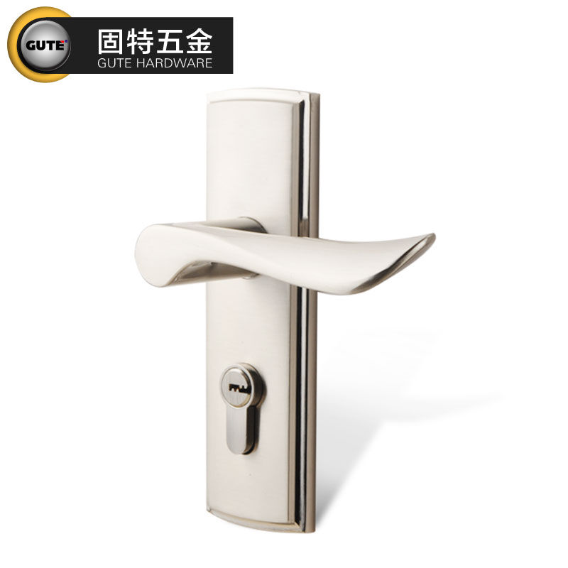 固特GUTE经典钢拉丝单舌室内房门锁具通用款套装 5181门锁包邮在类目 基础建材, 家用五金, 锁具, 机械门锁中 - 来自Buy2taobao.com提供专业的淘宝代购服务