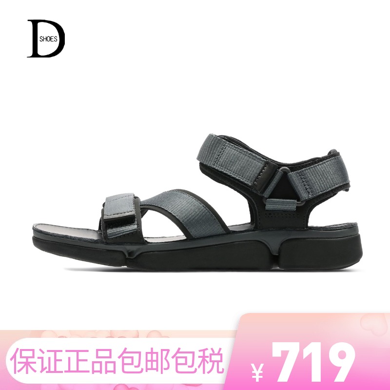 Clarks其樂男鞋2019新款魔術貼三瓣休閑涼鞋Tri Cove Sun正品代購在類目 流行男鞋, 涼鞋中 - 來自Buy2taobao.com提供專業的淘寶代購服務