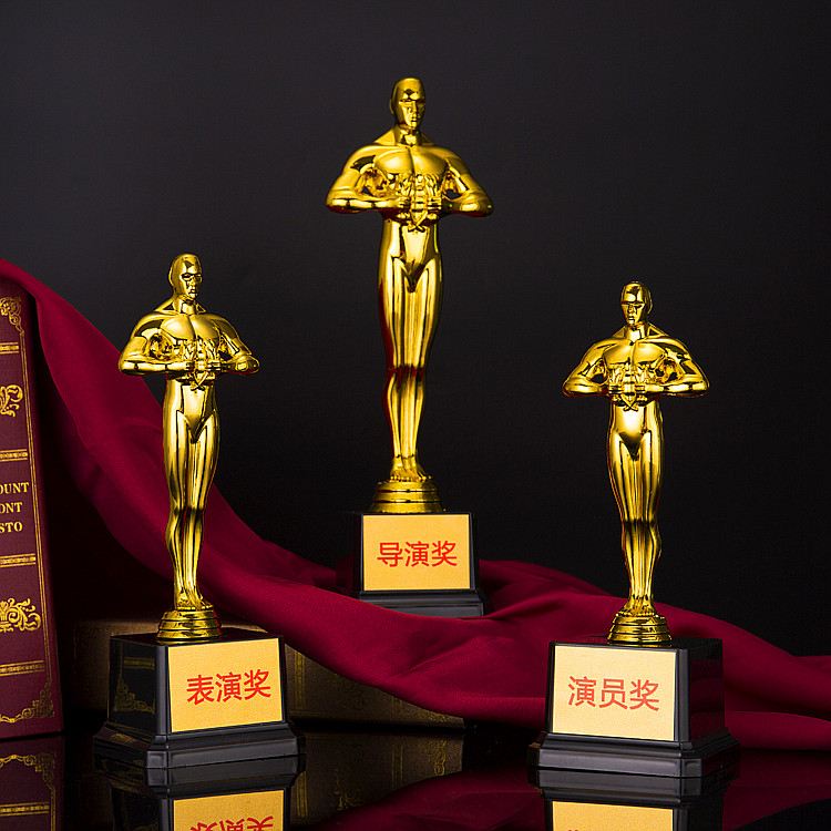 塑料小金人奖杯定制 镀金奥斯卡影帝奖电影演员金像奖 金马奖制作在类目 个性定制/设计服务/DIY, 办公/文具定制, 奖杯/奖章/奖状/证书定制中 - 来自Buy2taobao.com提供专业的淘宝代购服务