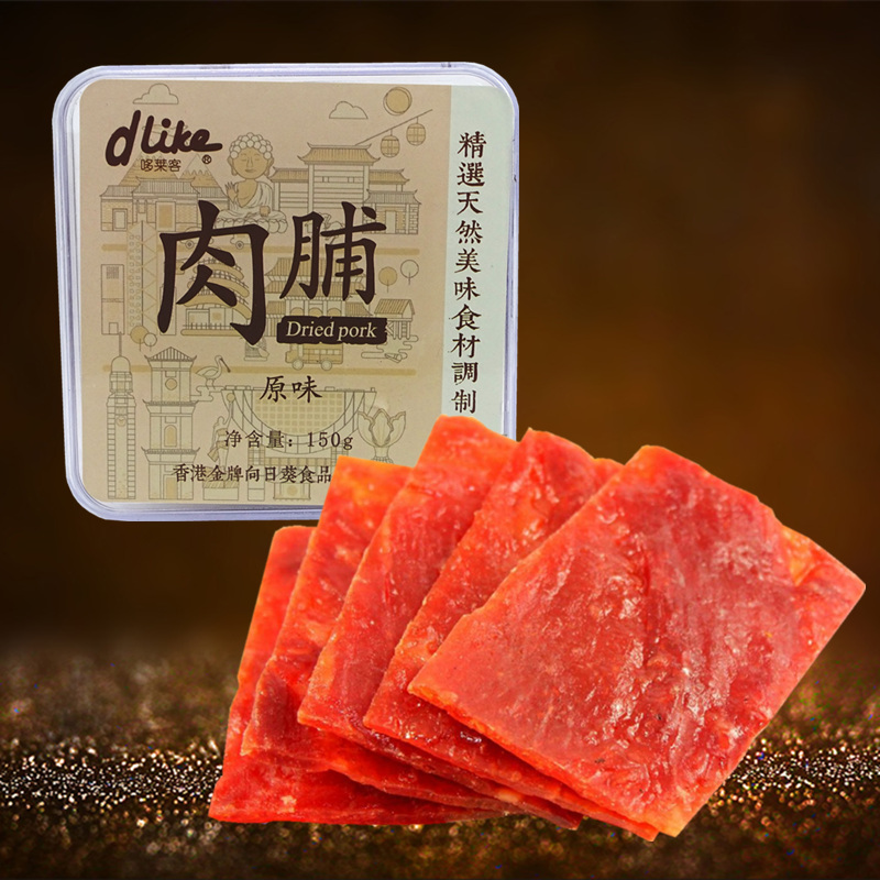 Best Sellers Hong Kong Lai Ke Honey Pork slices Original flavor Preserved pork 150 gram snack snacks specialty jerkyin the Snacks/Nuts/Specialty , Beef jerky/Preserved pork/Lo Snacks , Beef category - from Buy2taobao.com to provide professional Taobao agent buy service