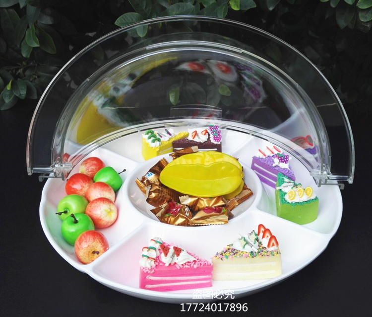 仿瓷密胺多格三格四格水果盤點心試吃盤帶蓋翻蓋塑料圓形甜品架在類目 餐飲具, 餐具, 果盆/果盤/果籃中 - 來自Buy2taobao.com提供專業的淘寶代購服務