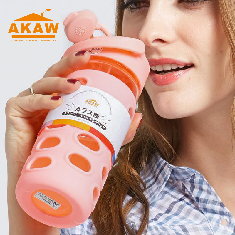 日本AKAW便携玻璃杯学生花茶杯随手杯耐热泡茶创意水杯户外杯子女在类目 餐饮具, 杯子/水杯/水壶, 玻璃杯中 - 来自Buy2taobao.com提供专业的淘宝代购服务