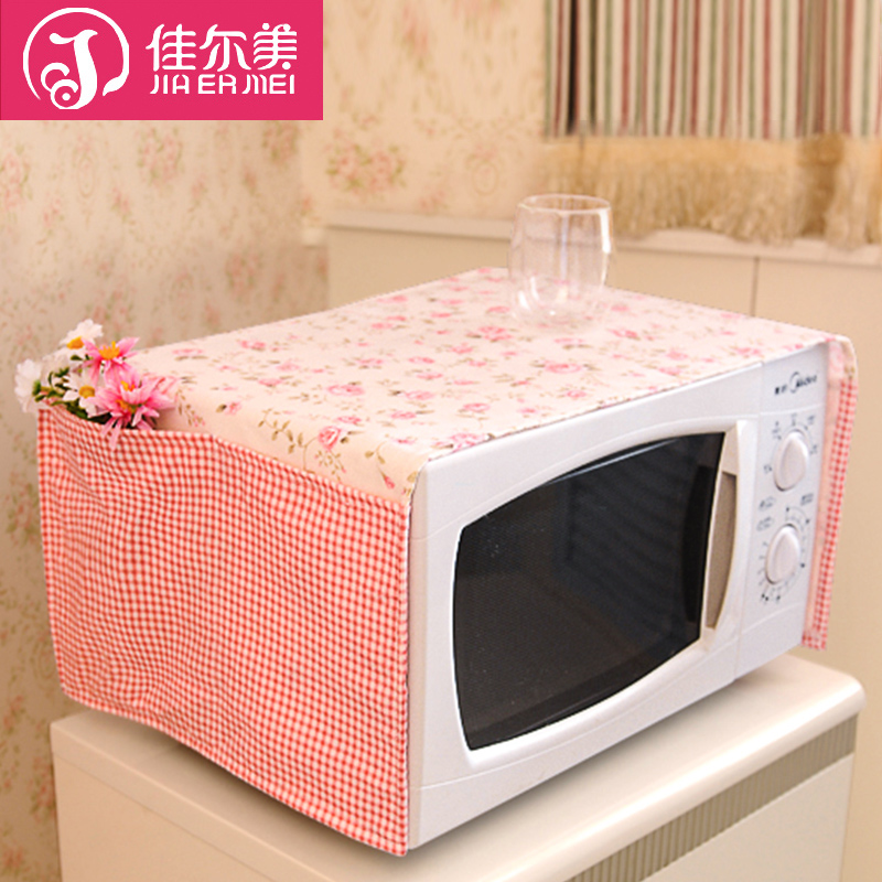 Guy America Pink Countryside Broken flowers Microwave sets Korean Edition Beauty Galanz Microwave Oven dust cover Side pocket Storagein the Home Fabric , Dust protection cover , Microwave hood category - from Buy2taobao.com to provide professional Taobao agent buy service