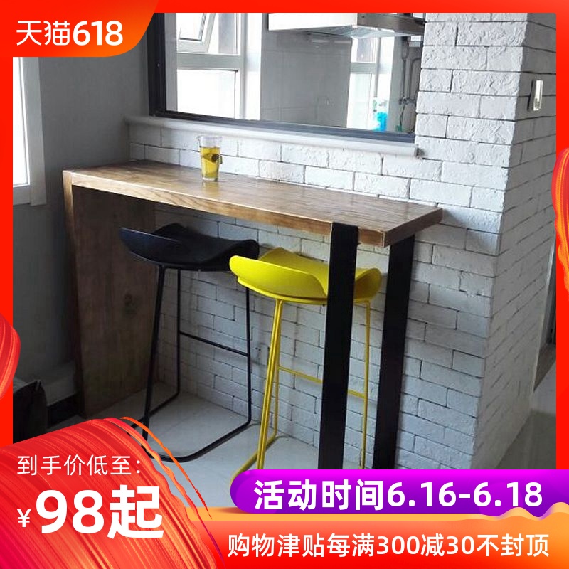 Northern Europe Industry solid wood Bar counter Bar table Foyer partition Bar tables Retro Tall tables Simplicity household Bar counterin the Residential furniture , Case/Taiwan class , Bar category - from Buy2taobao.com to provide professional Taobao agent buy service