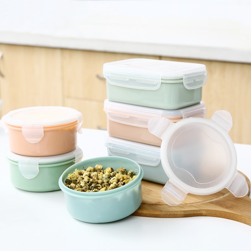 rectangle Plastic transparent Crisper circular Microwave Oven Dedicated Lunch box children Portable With cover Love Bentoin the Tableware , Fresh container/Fresh Containers , Crisper category - from Buy2taobao.com to provide professional Taobao agent buy service