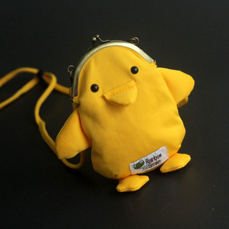 Korean Edition children Bag lovely Yellow duck Inclined shoulder bag baby coin purse Meng Meng Mobile phone bag Child decoratein the Children/Baby/Family fitted , Children's Accessories , Bags category - from Buy2taobao.com to provide professional Taobao agent buy service