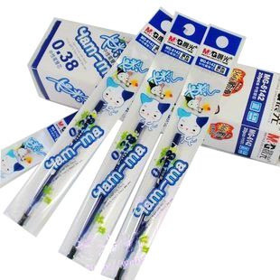 Morning Gel core 6142 Full tip Kawaii 360 ° Smooth 0.38mm black Blue gulesin the Electronic Dictionary/Electronic paper book/Stationery , Pens/Writing Tools , Refills/Lead category - from Buy2taobao.com to provide professional Taobao agent buy service