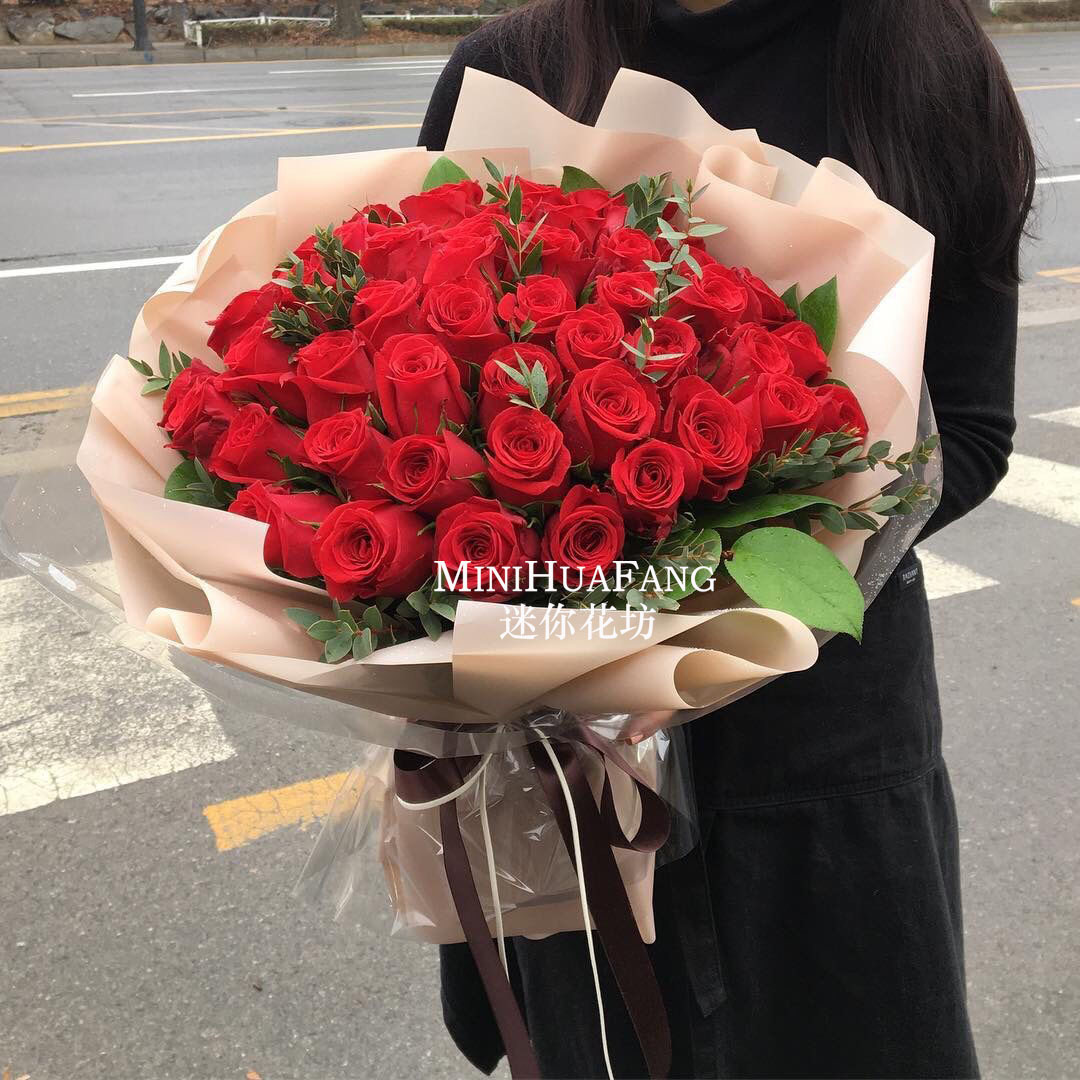 Beijing Flower express 50 Red rose Valentine's Day Birthday Wishes love Bouquet of flowers Love Day Fourth Ringin the Flower delivery/Flowers simulation/Plants gardening , Flower delivery(City) category - from Buy2taobao.com to provide professional Taobao agent buy service