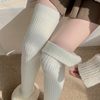 羊毛过膝袜子女秋冬季加厚加绒保暖显瘦防滑护膝大腿袜冬天长筒袜