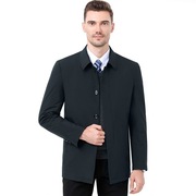 2021冬装保暖羽绒服，男士中年加厚夹克爸爸装中老年，大码外套