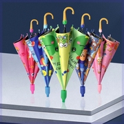 卡通儿童雨伞防晒晴雨伞，黑胶小孩伞直杆自动伞，安全防夹童伞广告伞