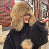 狐狸毛全毛帽子女款霸王，帽东北冬季保暖护耳雷锋帽整张狐狸皮制作