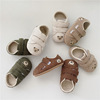 婴儿鞋秋冬款0-2岁婴童软底防滑学步鞋宝宝绒内里保暖灯芯绒复古