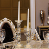欧式水晶玻璃蜡烛台烛光晚餐婚庆，婚礼烛台道具餐桌装饰烛台摆