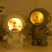 宇航员太空人存钱罐创意摆件时钟儿童带灯储钱罐男孩女孩礼物