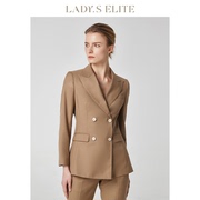 ladyselite慕裁羊毛，女士西装外套2023春夏休闲职业西服上衣