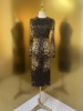 欧美时尚女神d家同款豹纹，16姆米桑蚕丝收腰显瘦连衣裙高品质