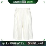 香港直邮MSGM 细条纹西装短裤 3641MDB01247117