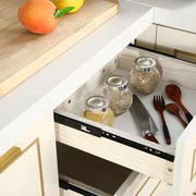 宣优厨房橱柜整体石英石灶台一体实木柜家用装修组装橱柜