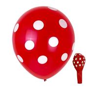 12寸乳胶气球加厚糖果色波点气球动物狗爪豹纹派对全面印花气球