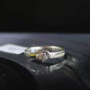 唯品尾货nba情侣，系列forever爱心女士指环，戒指s925纯银