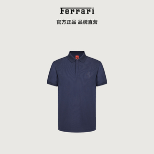 会员Ferrari法拉利 珠地面料Polo衫潮流修身上衣男女款