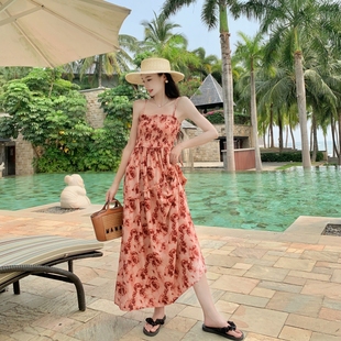 DG2023夏季韩版小众设计飞飞袖纯色Chic系带收腰连衣裙