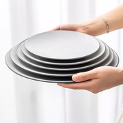 a5灰黑岩仿瓷密胺盘子塑料，盘子餐具食堂，快餐盘盖浇饭自助菜盘商用