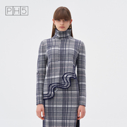 羊绒羊毛系列ph5设计师品牌百搭原创复古时尚套头上衣毛衣女(毛衣女)