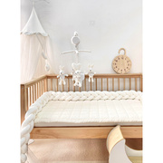 婴儿床铃宝宝床头音乐旋转摇铃床上挂件新生儿布艺悬挂式安抚玩具
