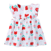 尚酷童装夏季婴幼童，公主裙甜美娃娃裙，pp裤女童草莓洋装