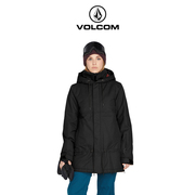 VOLCOM钻石女装户外软壳专业滑雪服2024冬季防风登山棉服女款