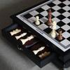 大号国际象棋儿童高端实木西洋棋成人比赛专用摆件装饰飘窗桌