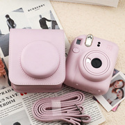 日系ins富士立拍立得相机 mini12迷你专用款 纯色相机包保护套