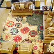 捷成地毯价格客厅卧室，床边家居印花毯长方形，欧式地防滑